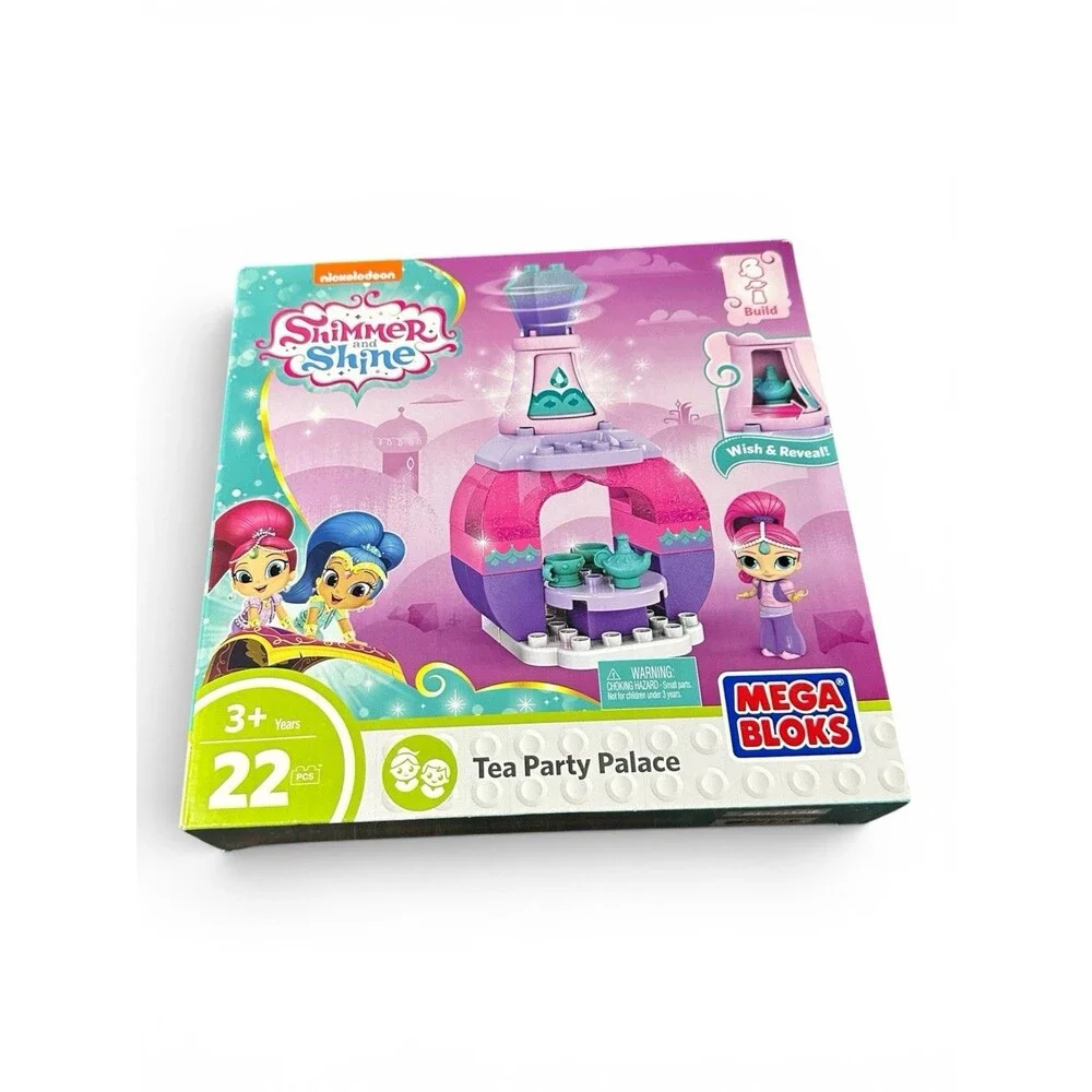 SHIMMER and SHINE Mega Bloks TEA PARTY PALACE figure toy Lego Nickelodeon